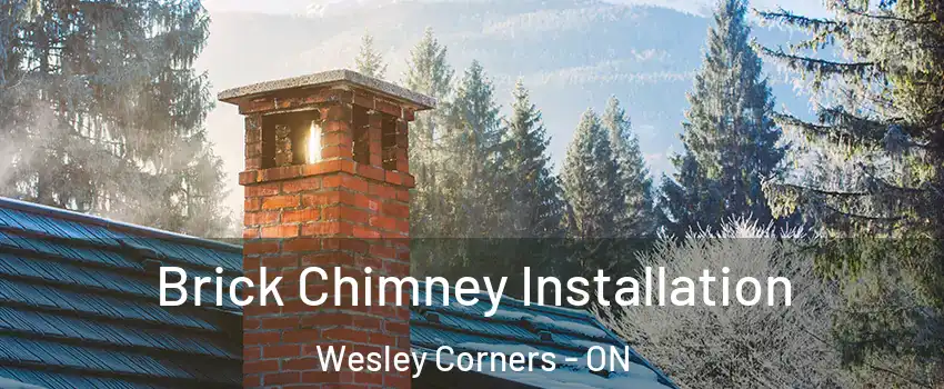  Brick Chimney Installation Wesley Corners - ON