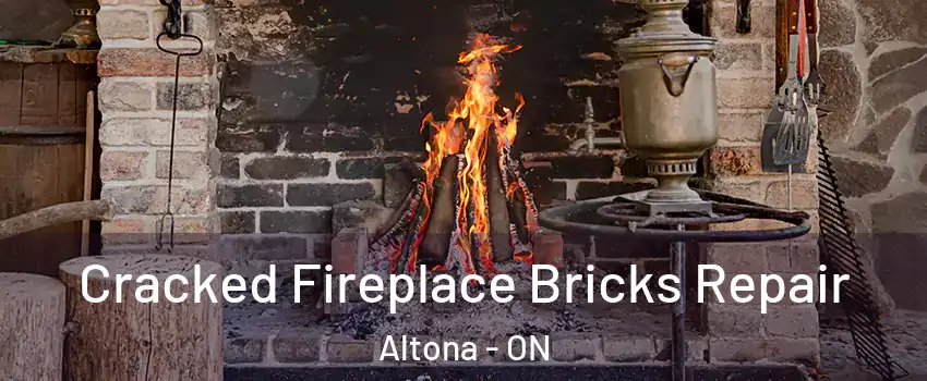  Cracked Fireplace Bricks Repair Altona - ON