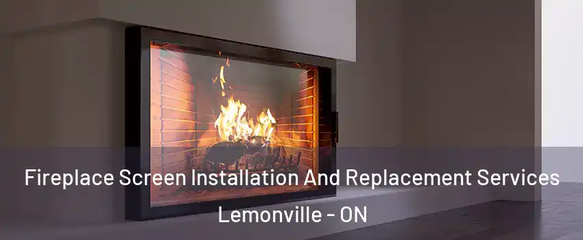Fireplace Screen Installation And Replacement Services Lemonville - ON