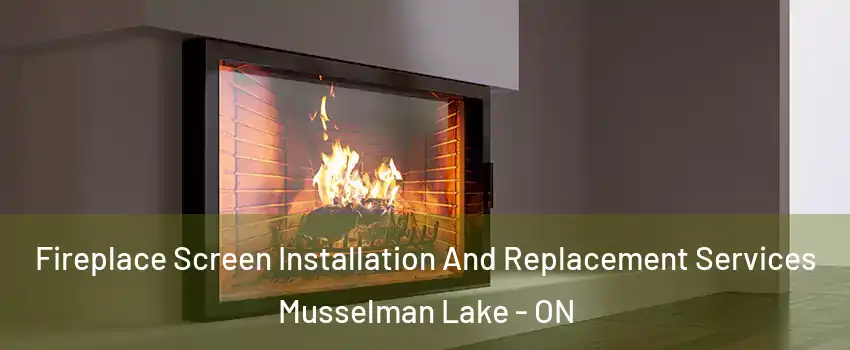 Fireplace Screen Installation And Replacement Services Musselman Lake - ON