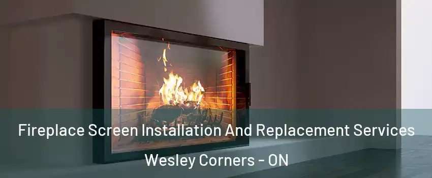 Fireplace Screen Installation And Replacement Services Wesley Corners - ON