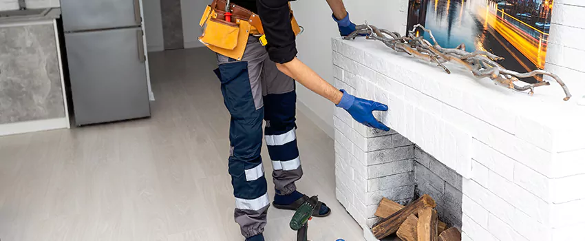 Outdoor Fireplace Restoration in Ringwood, Ontario