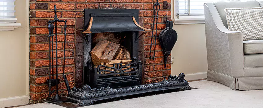 Vintage-style Fireplace Redesign in Ringwood, Ontario