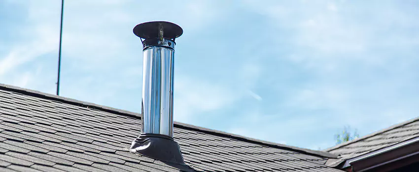 Outdoor Metal Chimney Installation in Ringwood, Ontario