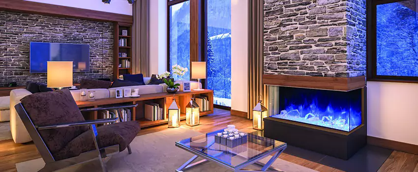 Dynamic Flame Color Fireplace Installation in Ringwood, ON