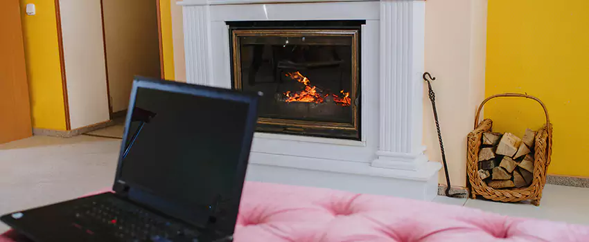 Valor Outdoor Gas Fireplace in Ringwood, Ontario