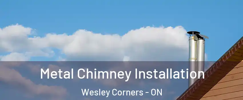  Metal Chimney Installation Wesley Corners - ON