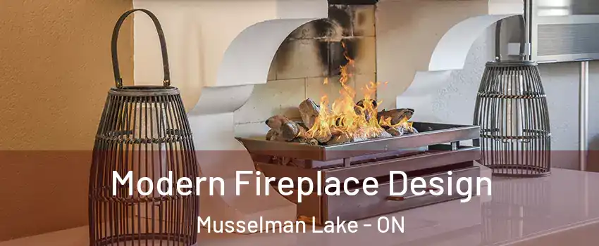  Modern Fireplace Design Musselman Lake - ON