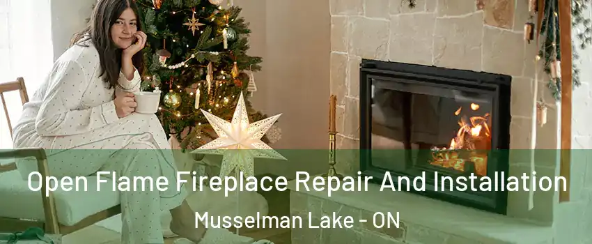  Open Flame Fireplace Repair And Installation Musselman Lake - ON